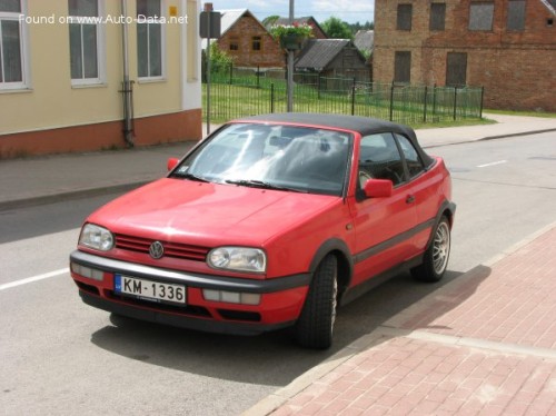 Volkswagen Golf III Cabrio1E